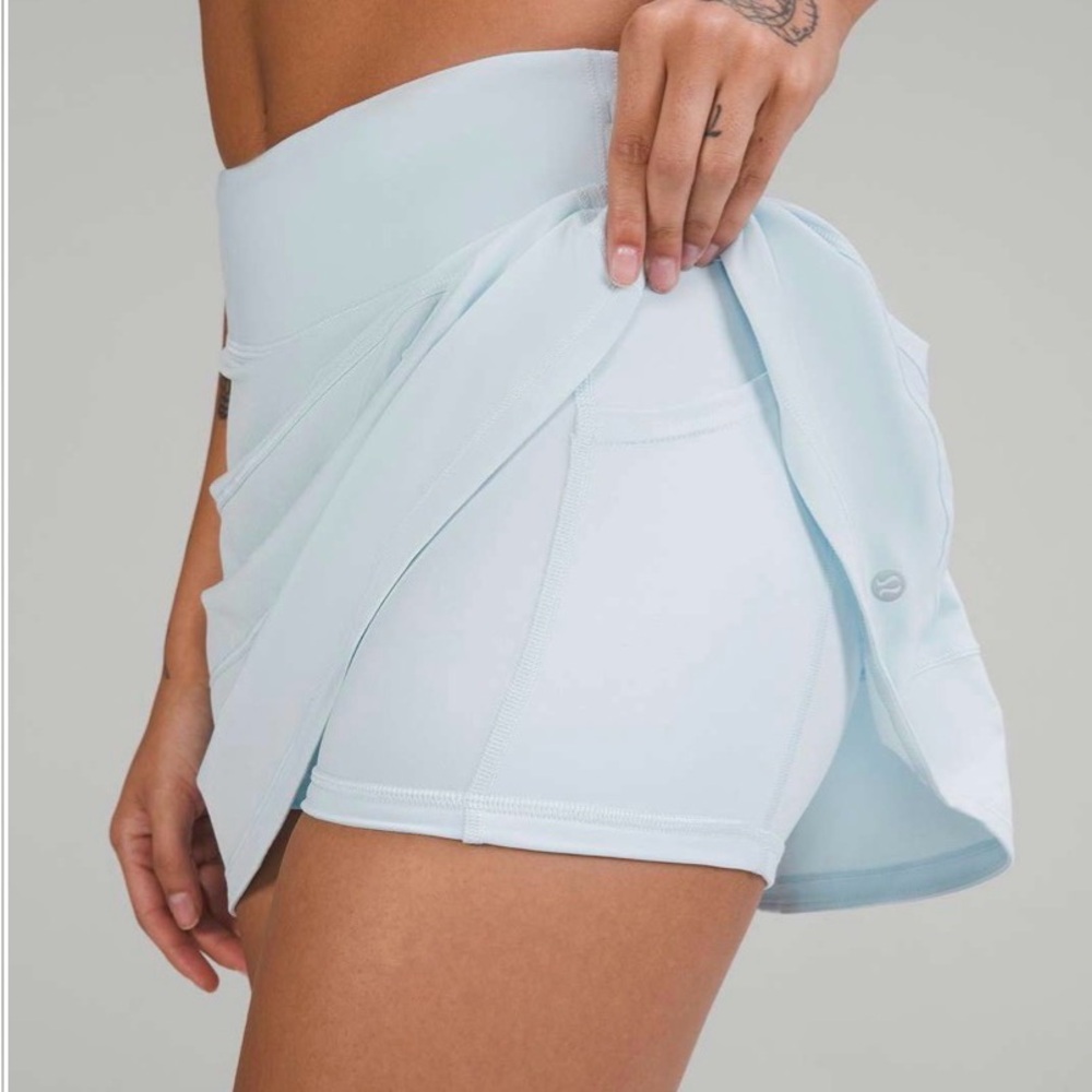 lululemon athletica Pace Rival Mid-Rise Skirt - Powder Blue - Picture 5 of 16